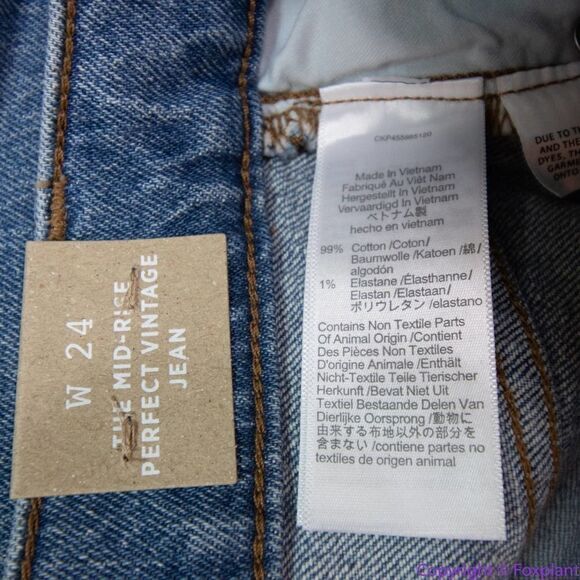 NEW Madewell The Mid-Rise Perfect Vintage Jean in Enmore Wash, 24 - Picture 14 of 16